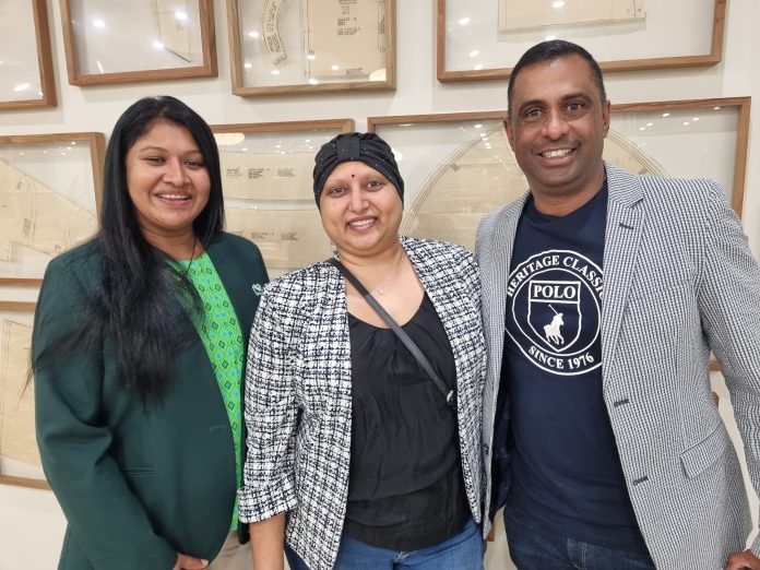 Sabashni Moodley, Jayshree Naidoo and Jay Naidoo