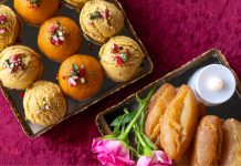 A beautifully styled Diwali table: a celebration of colour and flavours