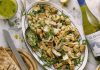 A crisp sip and a fresh salad
