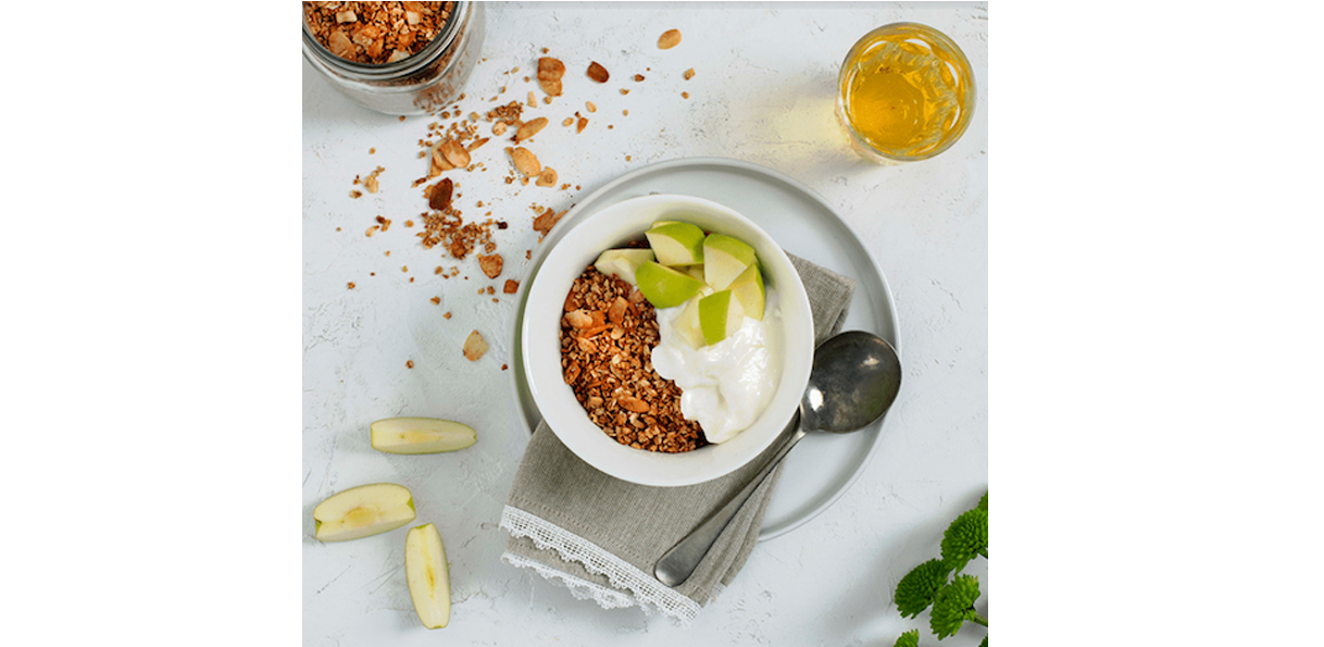Apple Juice Granola packed with a high vitamin C punch Get it