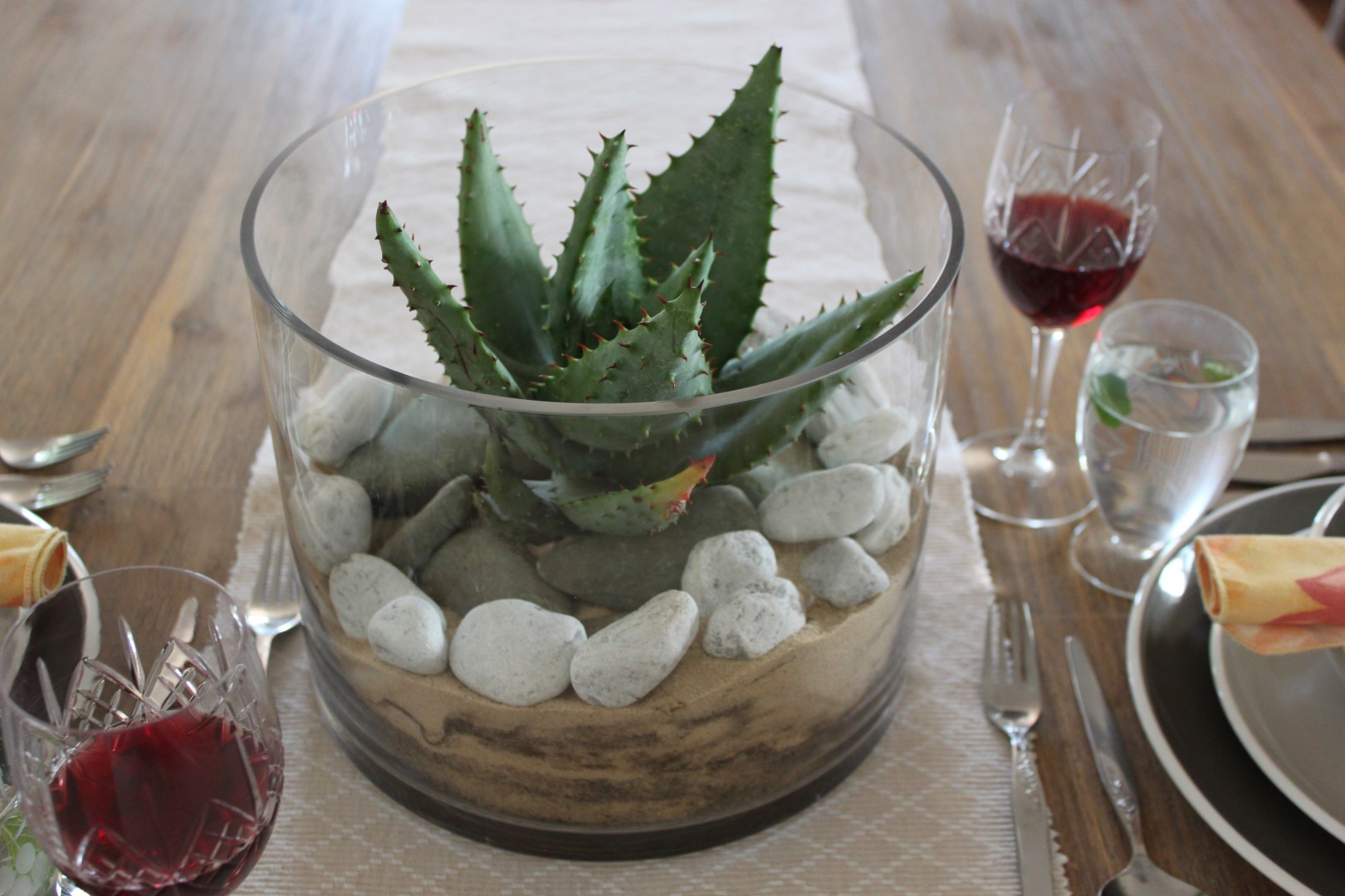 How To Make A Decorative Aloe In A Vase Table Centre Piece Get